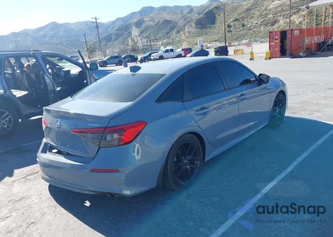 2024 Honda Civic Sport z USA, uszkodzony, nr VIN 2HGFE2F51RH500883